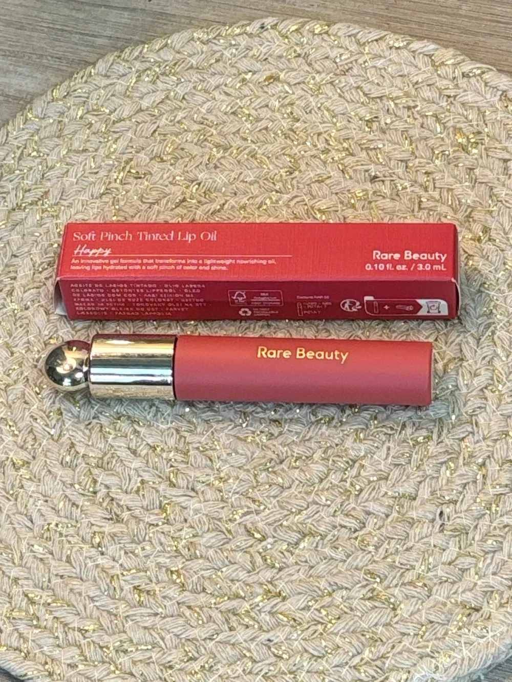 Rare Beauty Tinted Lip Oil, Happy